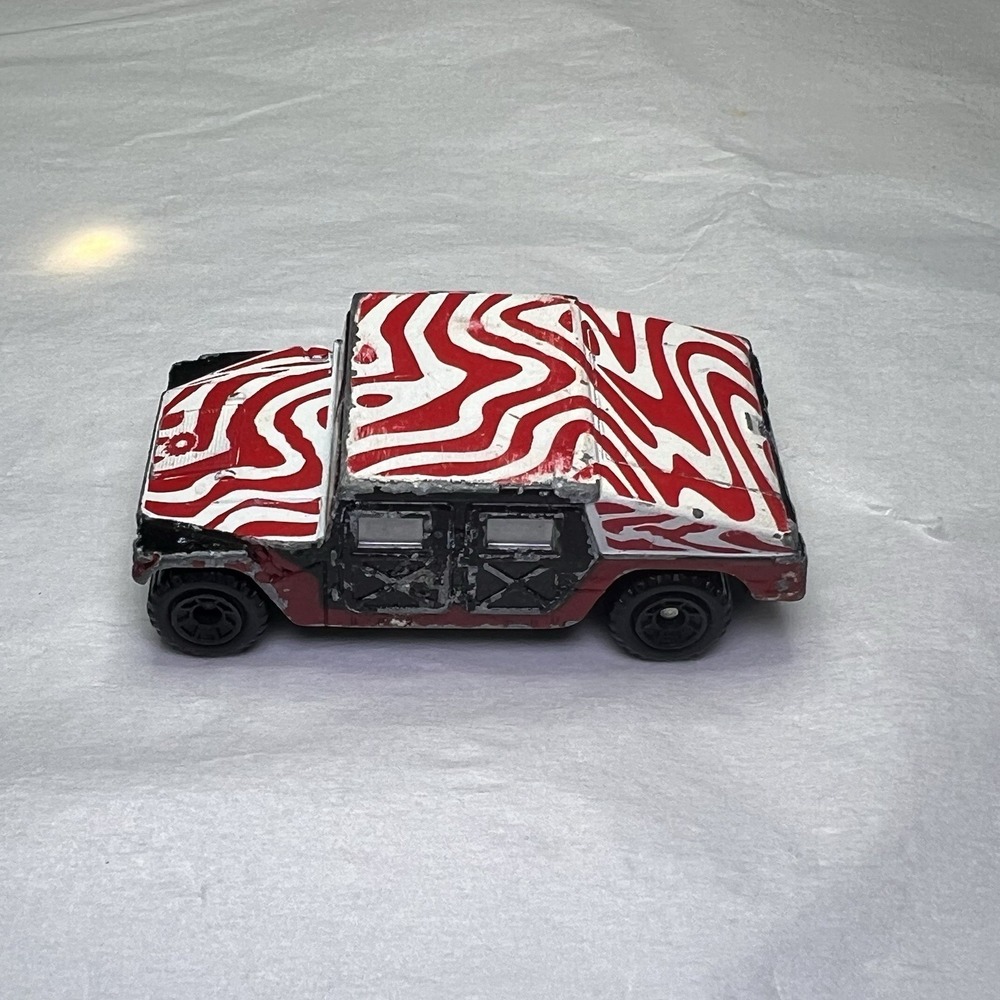 Matchbox‎ 1998 Red & White Camo Humvee Hummer